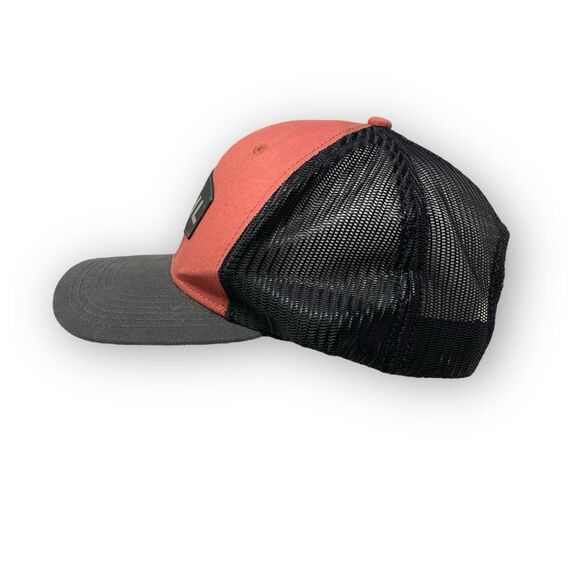 STIHL Logo Black Coral Mesh Snapback Back Cap Trucker Hat Unisex OSFM NWT - Picture 7 of 10